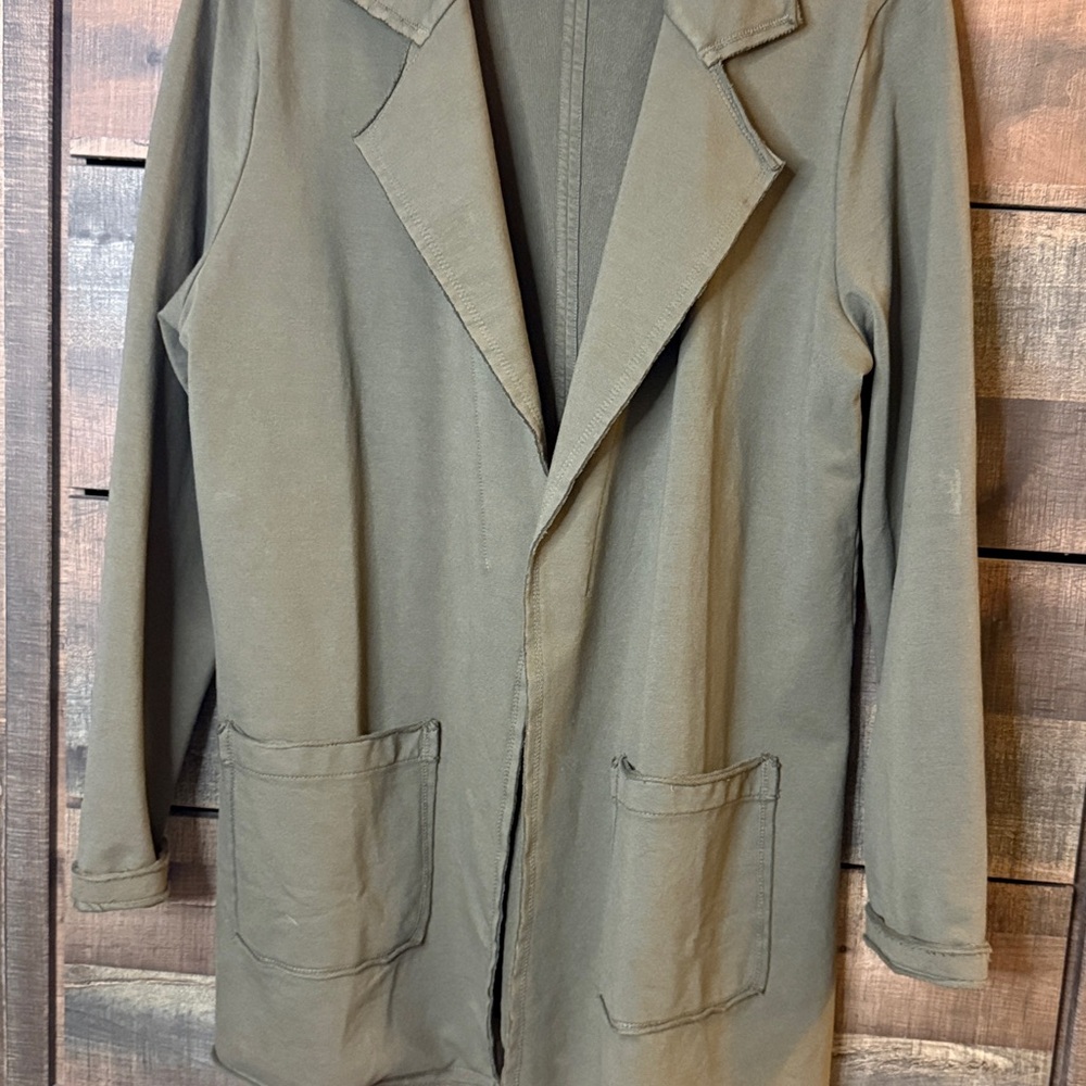 Zena Olive Green Lightweight Jacket XL - Picture 4 of 7